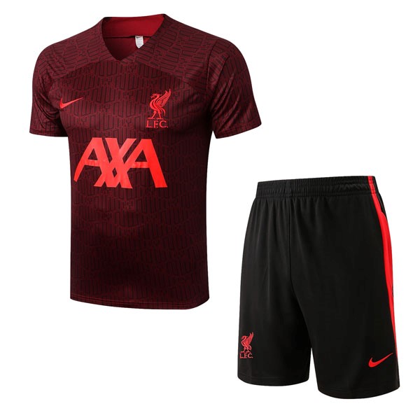 Trainingsshirt Liverpool Komplett-Set 2022-2023 Rote 4